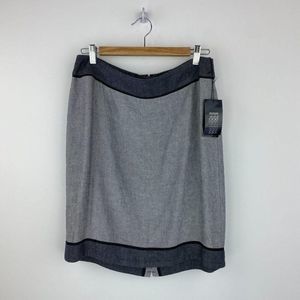 ETCETERA Linen Blend Mini Skirt NWT